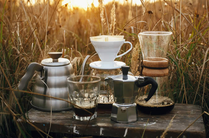 キャンプでコーヒーを淹れてみよう！